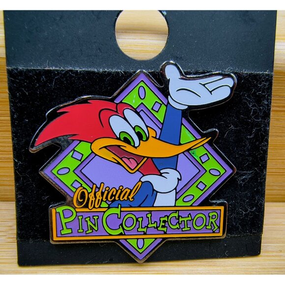 Universal Studios Woody Woodpecker Official Pin Collector Enamel Metal Pin Vtg - Picture 4 of 5